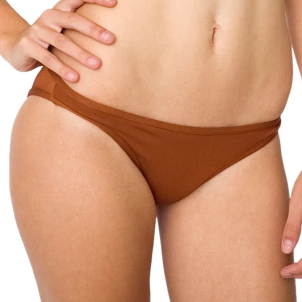 American Apparel Nylon Tricot Bikini bottom copper
